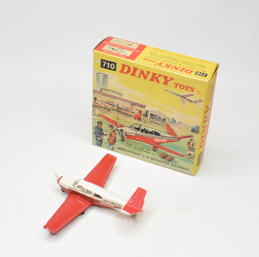 2 Avions Dinky Toys : Vickers Comet Et Beechcraft S35 Bonanza - Occasion