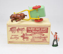 Benbros Farm Hay cart & Labourer Virtually Mint/Boxed 'Heritage' Collection