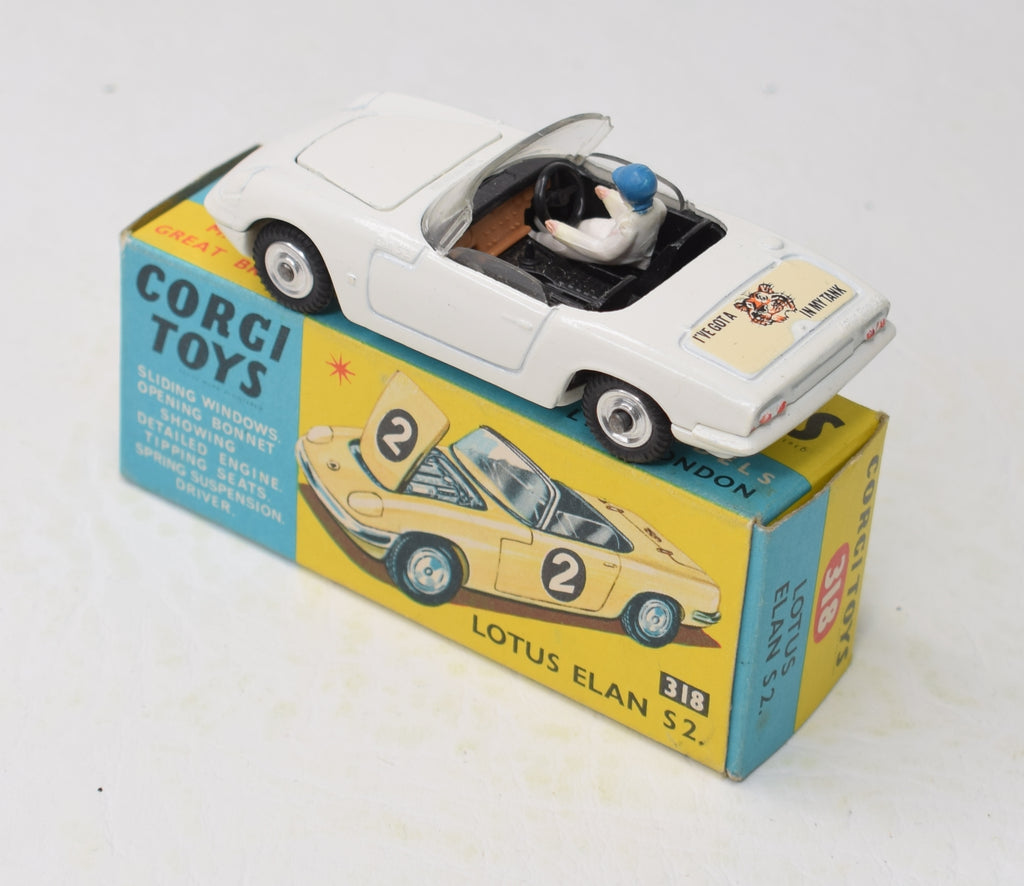 Corgi toys 318 Lotus Elan S2 Virtually Mint/Boxed (The 'Geneva