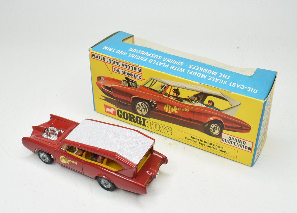Corgi toys 277 Monkeemobile with header Very Near Mint/Boxed