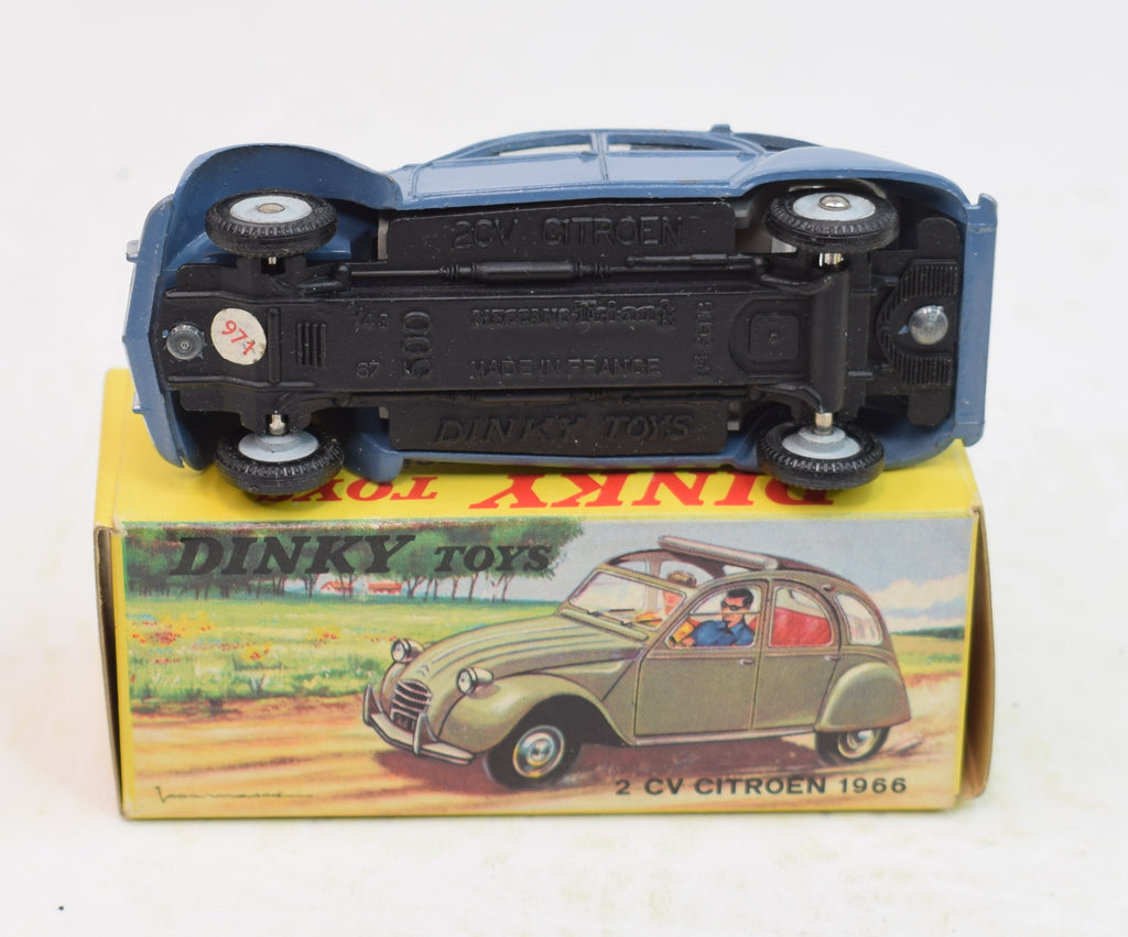 French Dinky Toys 500 Citroen 2cv 1966 Virtually Mint/Boxed