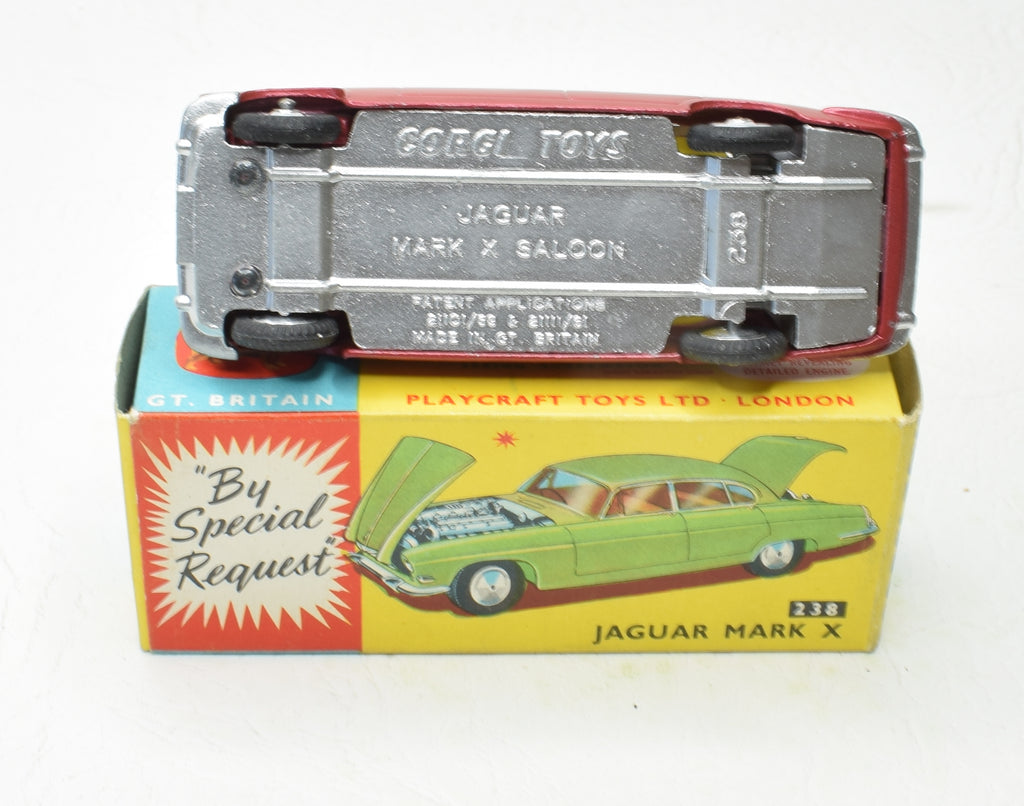 Corgi toys 238 Mark X Jaguar Very Near Mint/Boxed – JK DIE-CAST MODELS