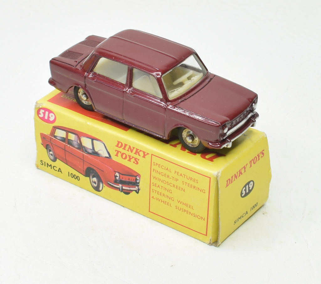 Dinky Toys France 519 Simca 1000 bleu - Collection Dinky Toys France 519 Simca 1000 bleu - Collection