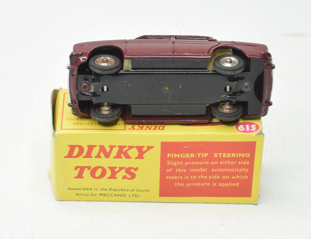 Dinky Toys boîte repro 519 simca 1000 Dinky Toys boîte repro 519 simca 1000