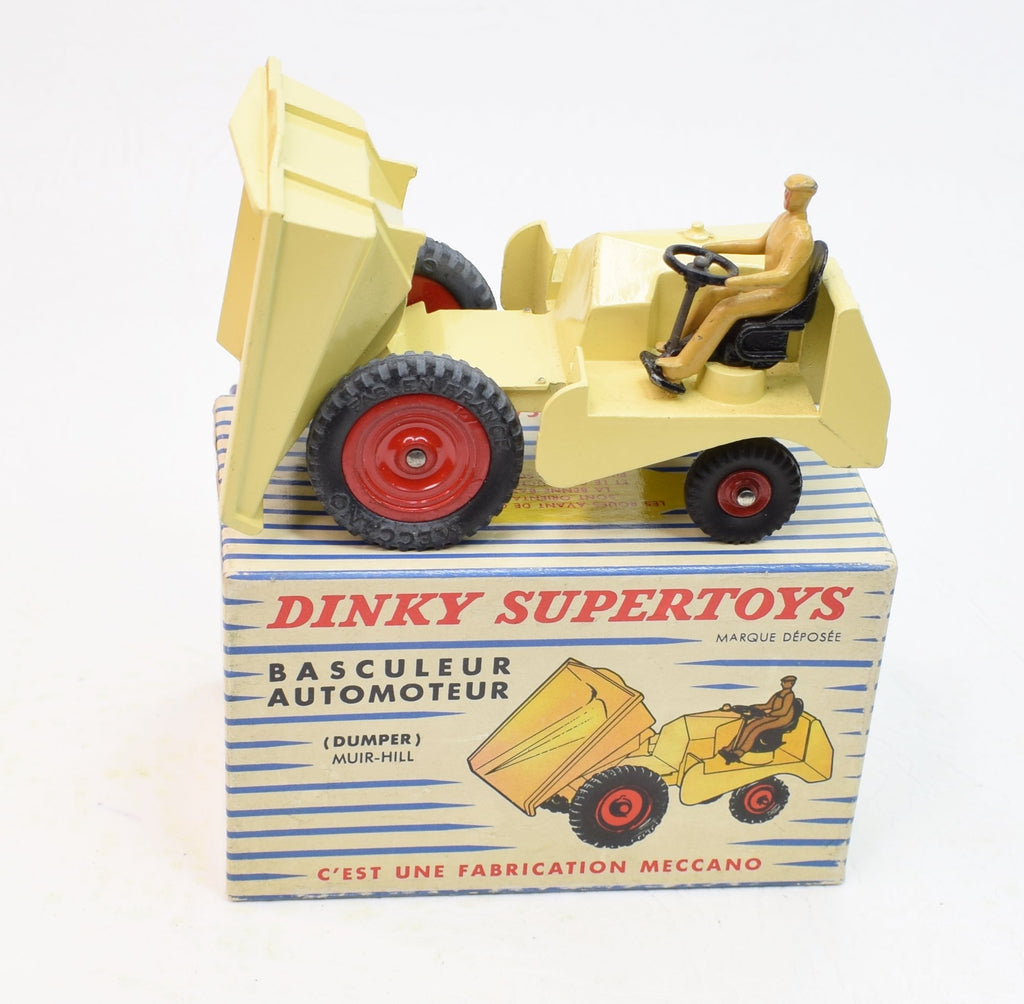 Dinky Toys N°887 Muir-Hill Basculeur-automoteur, Métal Beige, France, échelle 1/43