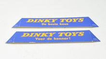 2 x Dutch 'Point of sale' Dinky Counter or Shop window display sign