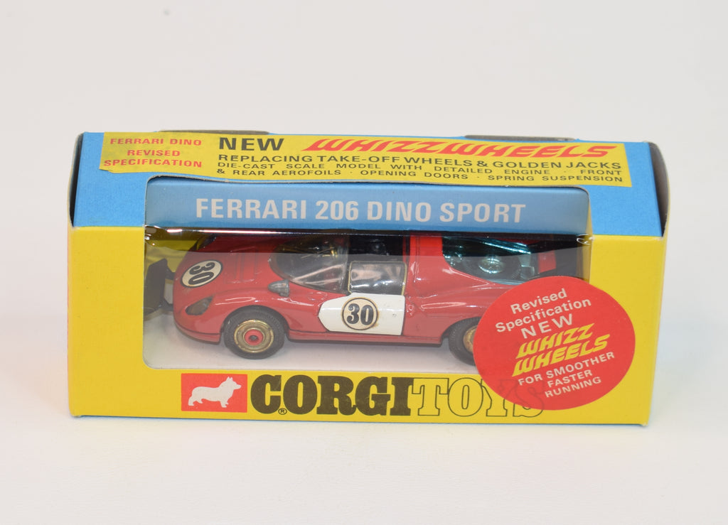 Corgi toys 344 Ferrari 206 Dino (Unsold shop stock) – JK DIE-CAST