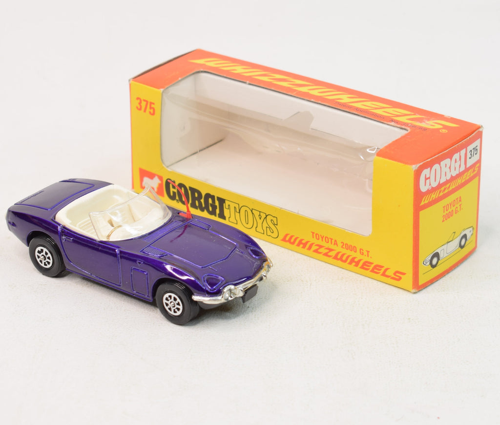 CORGI TOYS コーギートイズ 375 トヨタ2000GT メタ ブルー VINTAGE CORGI TOYS 375 TOYOTA 2000 GT METALLIC BLUE Boxed