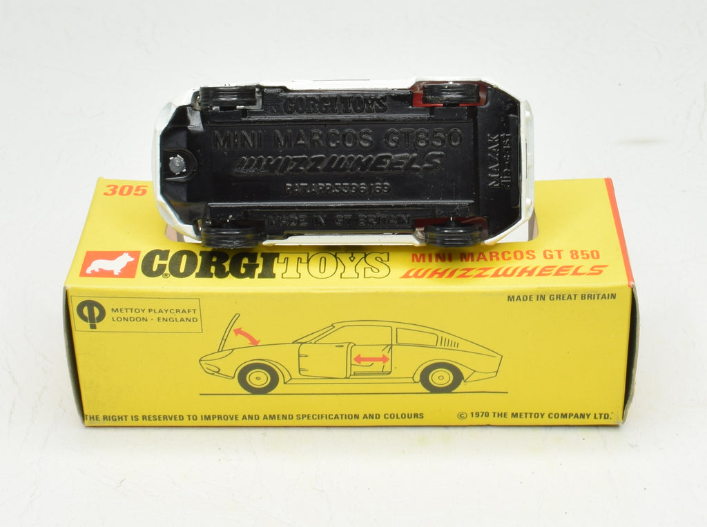 Corgi toys 305 Mini Marcos GT 850 litre Virtually Mint/Boxed – JK