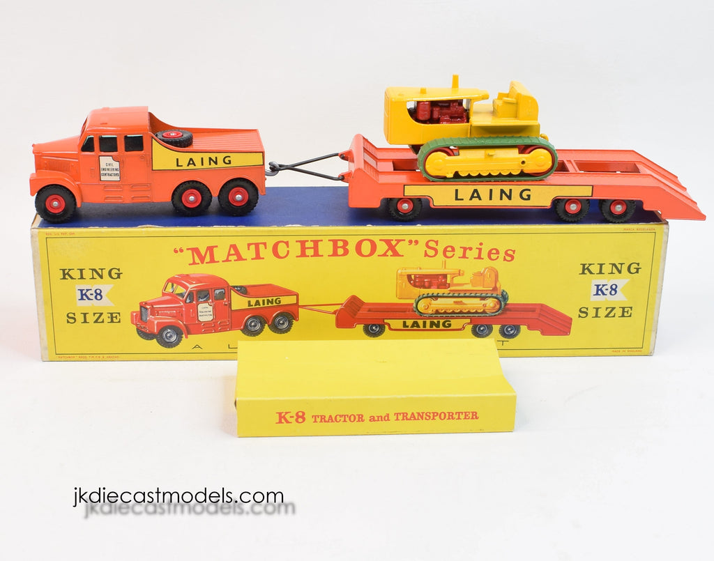 Matchbox King Size K-8 Prime Mover Virtually Mint/Boxed – JK DIE