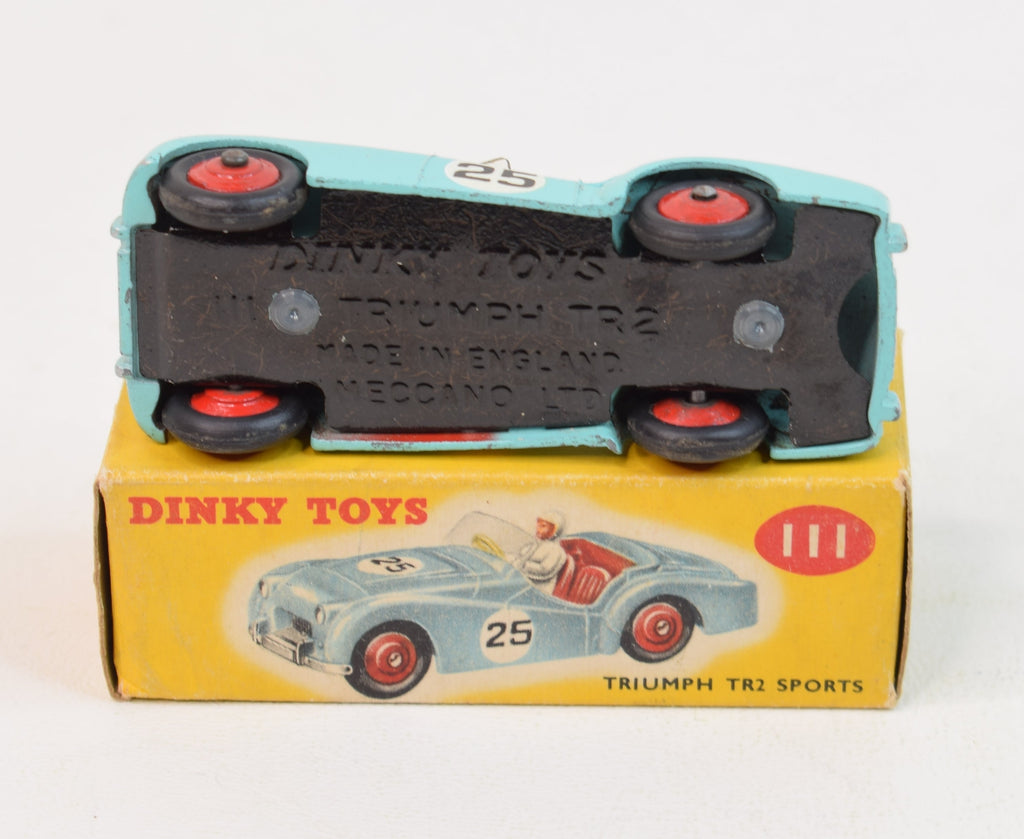 Dinky toys 111 Triumph Tr2 Virtually Mint/Boxed 'Dinky sports car