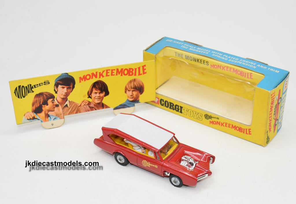 VINTAGE CORGI TOYS # 277 THE MONKEES MONKEEMOBILE MODEL CAR