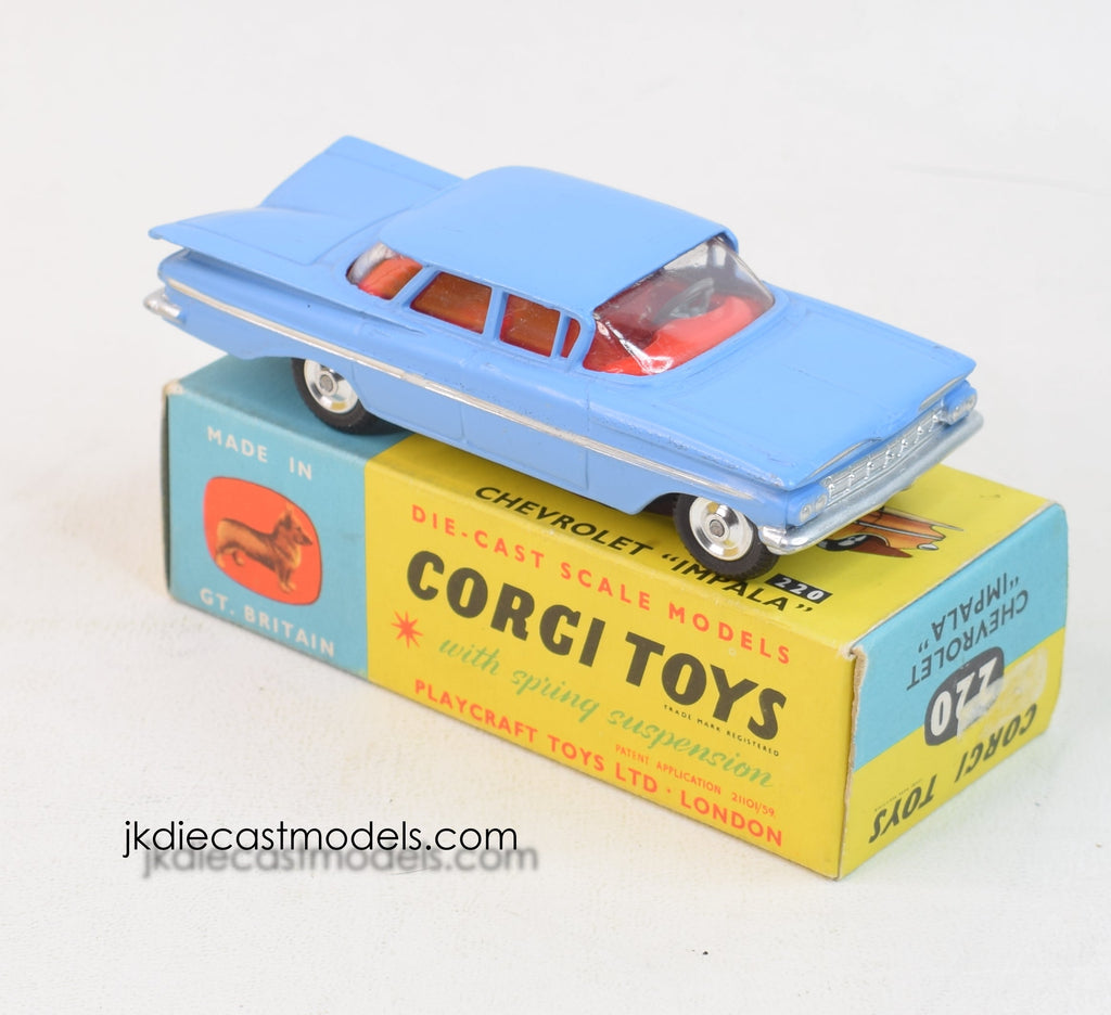 Corgi Toys Chevrolet Impala No.220-a4 -  Sweden