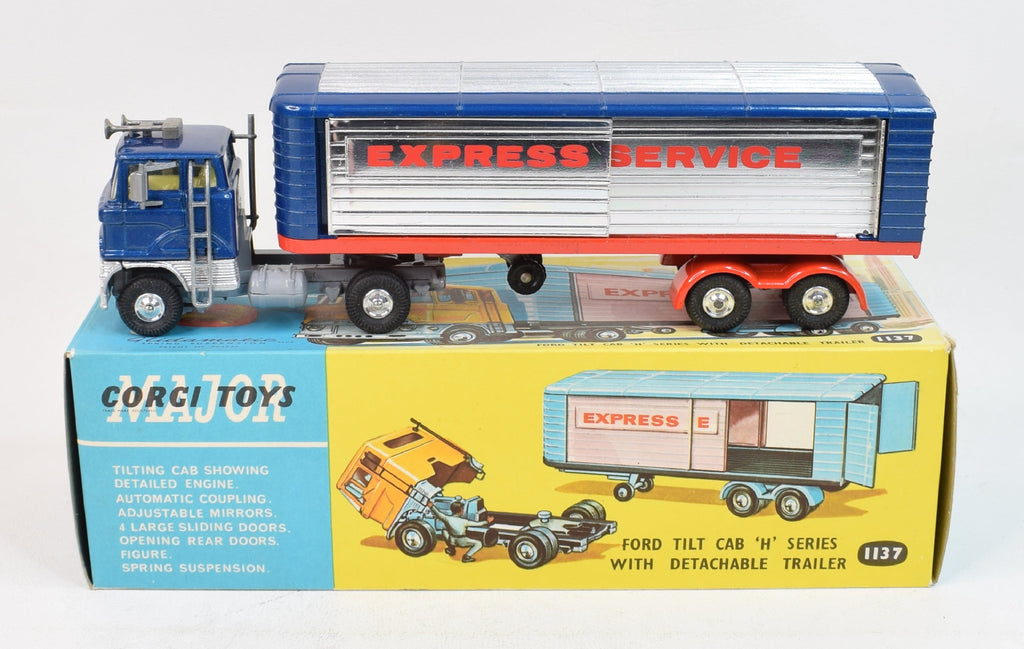 Corgi Major 1137 - Ford Plateau Transformé - 1:50 - Vintage 1966 - Repeint