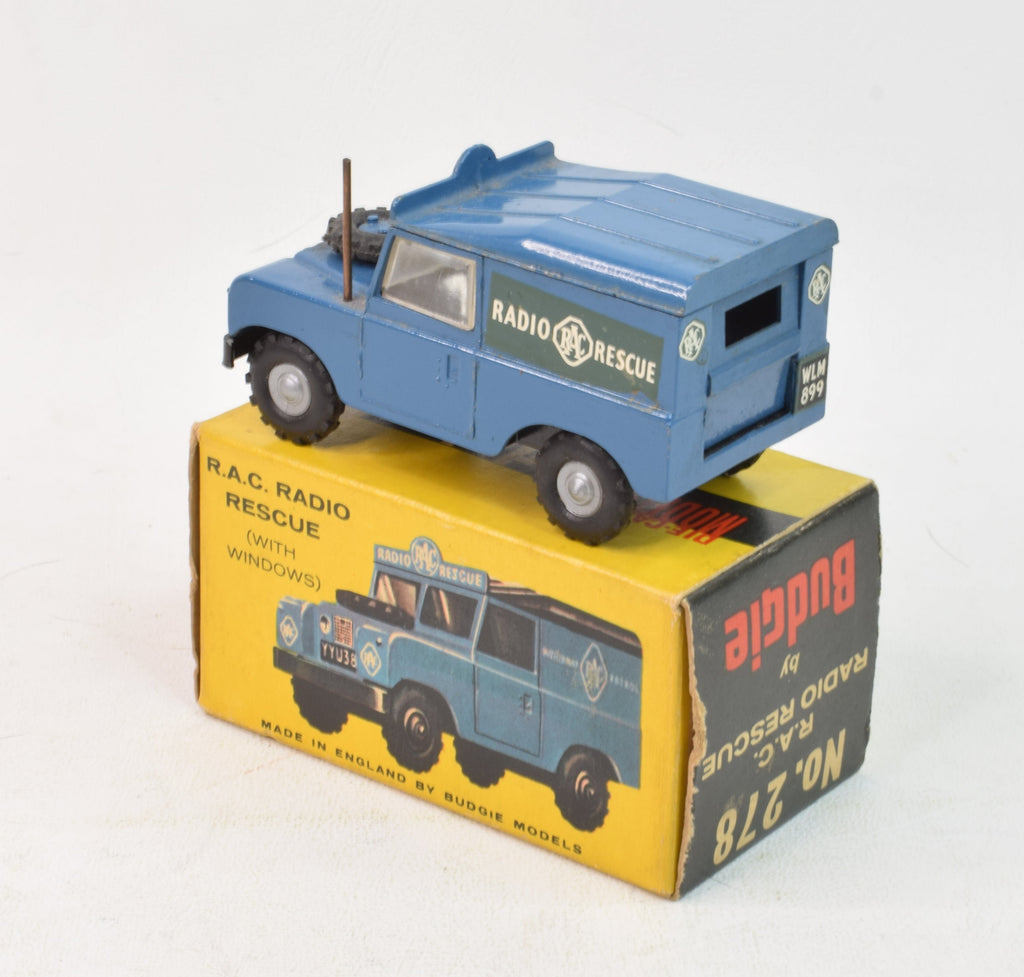 Budgie Toys 278 RAC Radio Rescue Land Rover Very Near Mint/Boxed JK