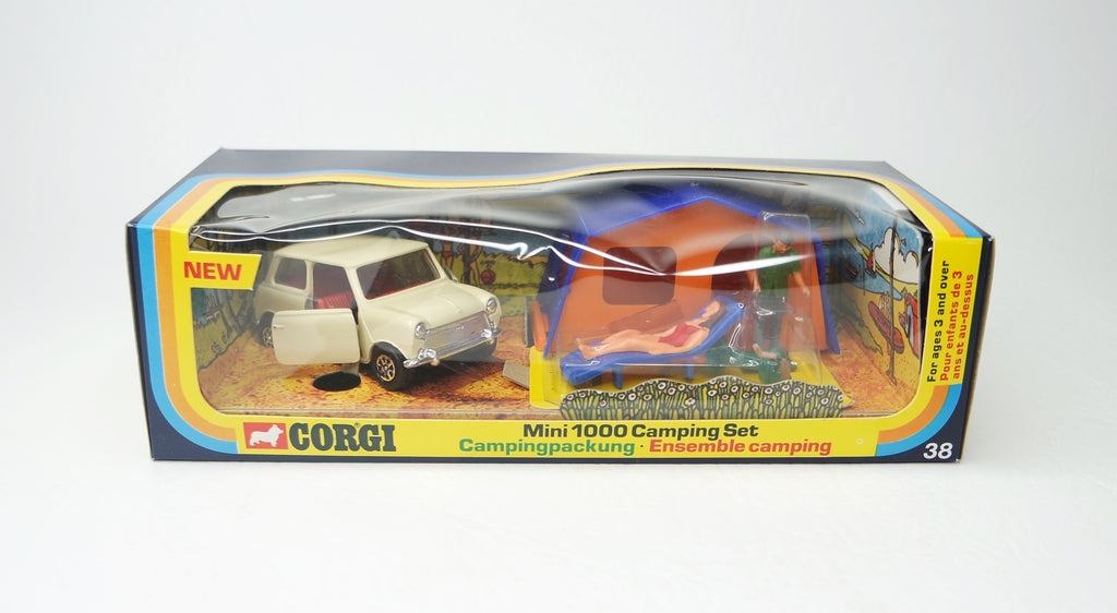 CORGI Mini 1000 Camping Set 38 空箱のみ！ Corgi 38 Mini Cooper