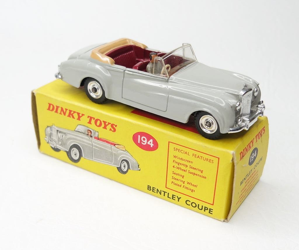 Dinky Toys 194 Bentley Coupe Very Near Mint/Boxed (C.C). – JK 