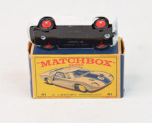 Matchbox Lesney 41 Ford G.T Racing car Virtually Mint/Boxed (red hubs)