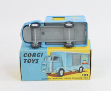 Corgi toys 435 Karrier Bantam Dairy Produce Virtually Mint/Nice box (Shaped hubs)