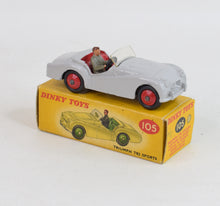 Dinky toys 105 Triumph Tr2 Virtually Mint/Boxed