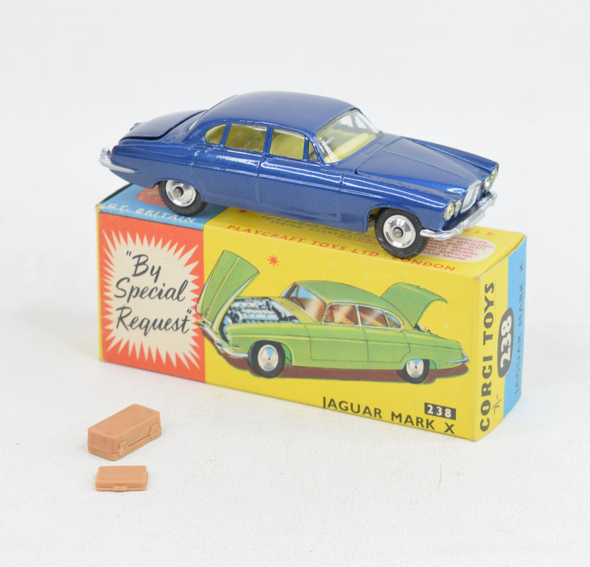 Corgi toys 238 Mark X Jaguar Virtually Mint/Nice box