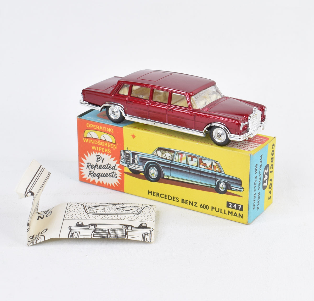 Corgi toys 247 Mercedes 600 Pullman Virtually Mint/Nice box