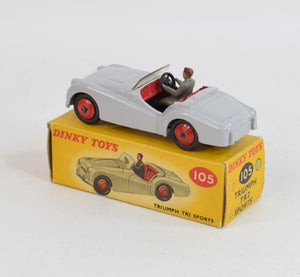Dinky toys 105 Triumph Tr2 Virtually Mint/Boxed