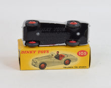 Dinky toys 105 Triumph Tr2 Virtually Mint/Boxed