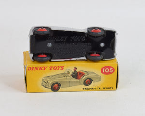 Dinky toys 105 Triumph Tr2 Virtually Mint/Boxed