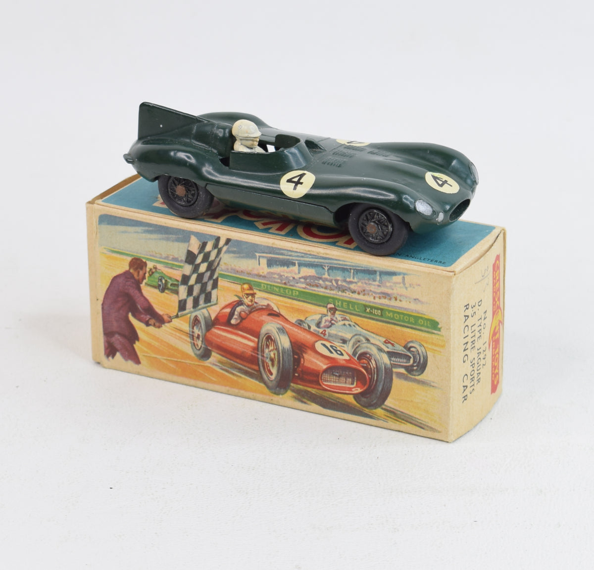 Crescent toys 1292 Jaguar D type Virtually Mint/Boxed