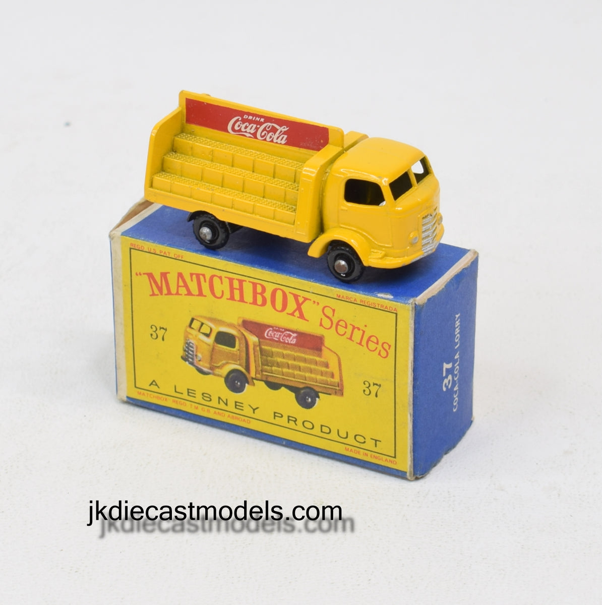 Matchbox Lesney 37b Coca-Cola BPW/D series box Virtually Mint/Boxed