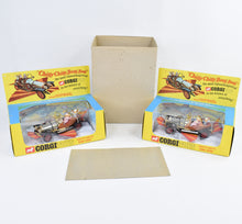 Delivery sleeve of 2 Corgi 266 Chitty Chitty Bang Bang Virtually Mint/Lovely boxes