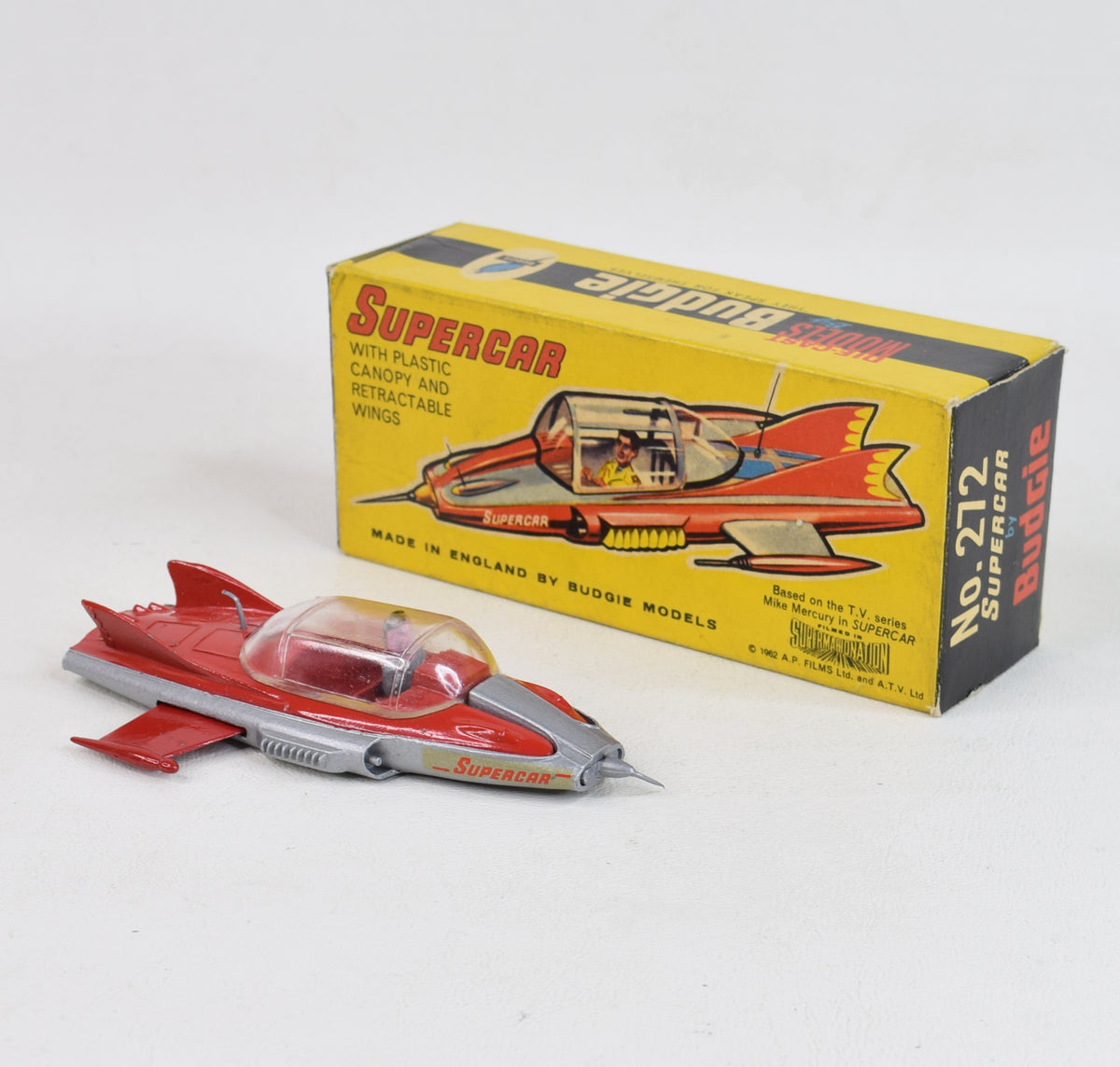 Budgie 272 Supercar Very Near Mint/Boxed