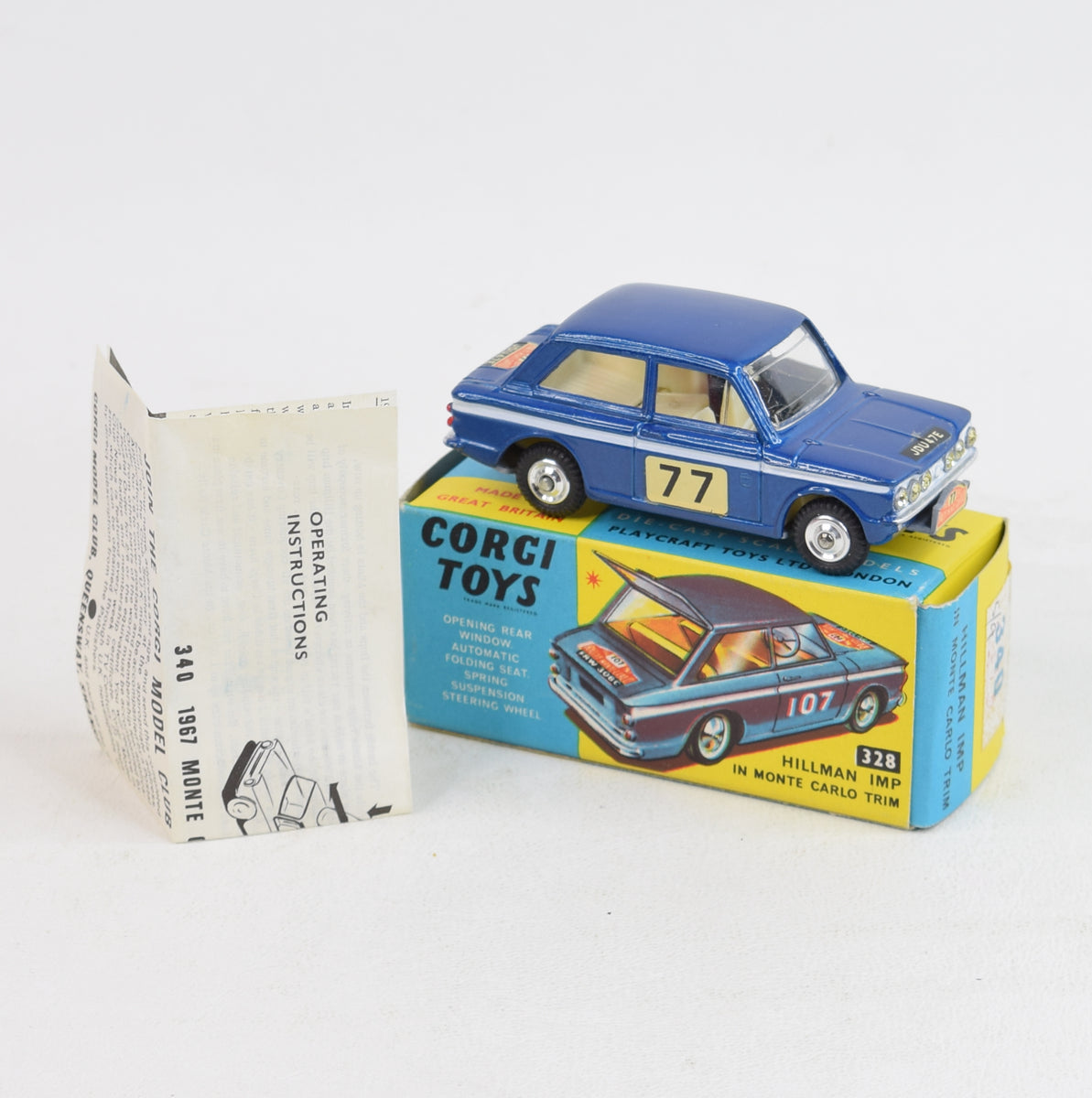 Corgi toys 340 Hillman Imp Virtually Mint/Nice box