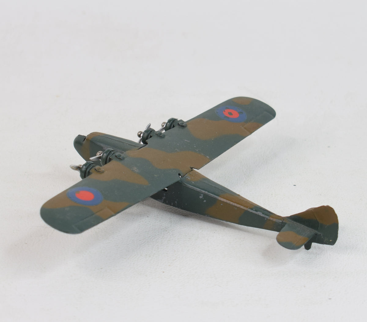 Pre war Dinky toys 66a Heavy bomber (Dark Camouflage) Very near mint