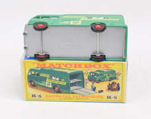 Matchbox King Size K-5 Racing Car transporter Virtually Mint/Nice box