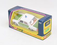 Corgi toys 412 Mercedes 240D Polizei Virtually Mint/Boxed 'Carlton' Collection