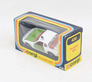 Corgi toys 430 Porsche 924 Polizei Virtually Mint/Boxed 'Carlton' Collection