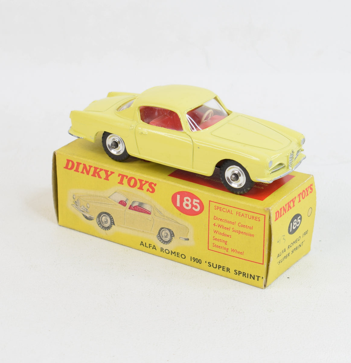 Dinky Toys 185 Alfa Romeo 1800 Virtually Mint/Boxed
