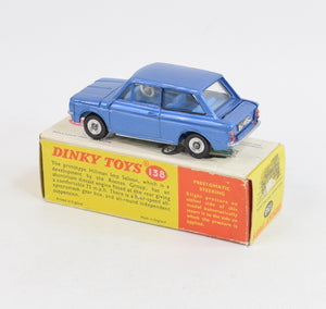 Dinky toys 138 Hillman Imp Virtually Mint/Nice box (Blue interior)