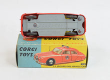 Corgi toys 213 2.4 Jaguar Fire Car Virtually Mint/Boxed