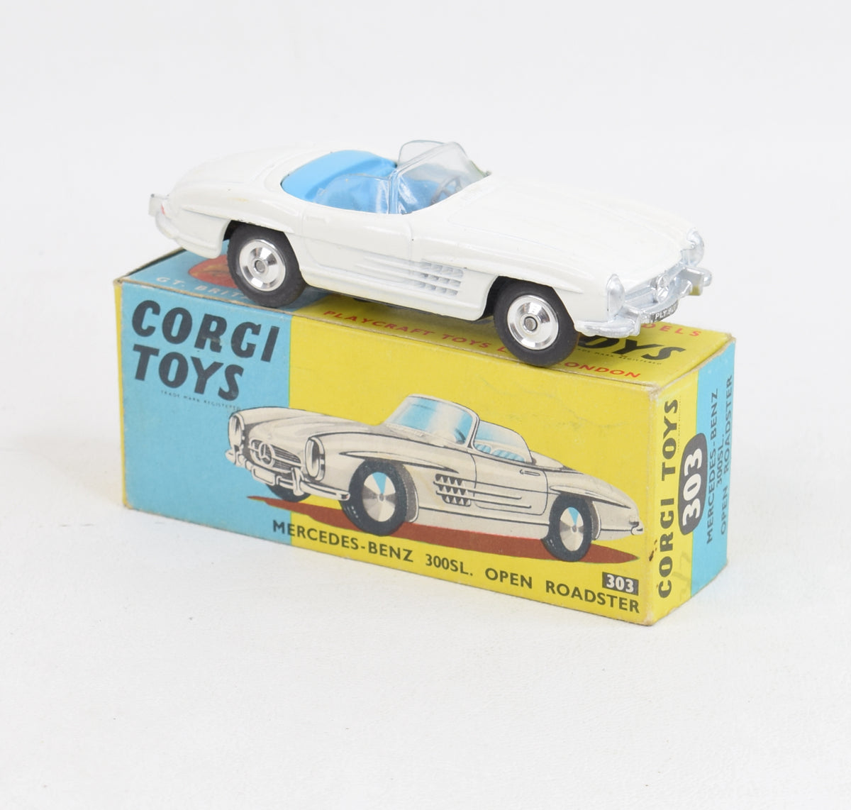 Corgi toys 303 Mercedes-Benz 300sl Roadster Virtually Mint/Boxed