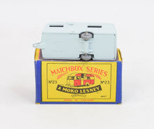 Matchbox Lesney 23 Berkeley Caravan MW/B1 box Virtually Mint/Nice box