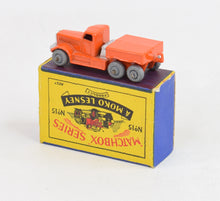 Matchbox Lesney 15 Prime mover MW/B1 box Virtually Mint/Nice box