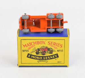 Matchbox Lesney 15 Prime mover MW/B1 box Virtually Mint/Nice box