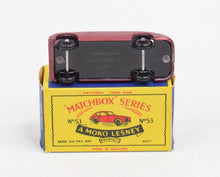 Matchbox Lesney 53 Aston Martin BPW/B5 Virtually Mint/Boxed