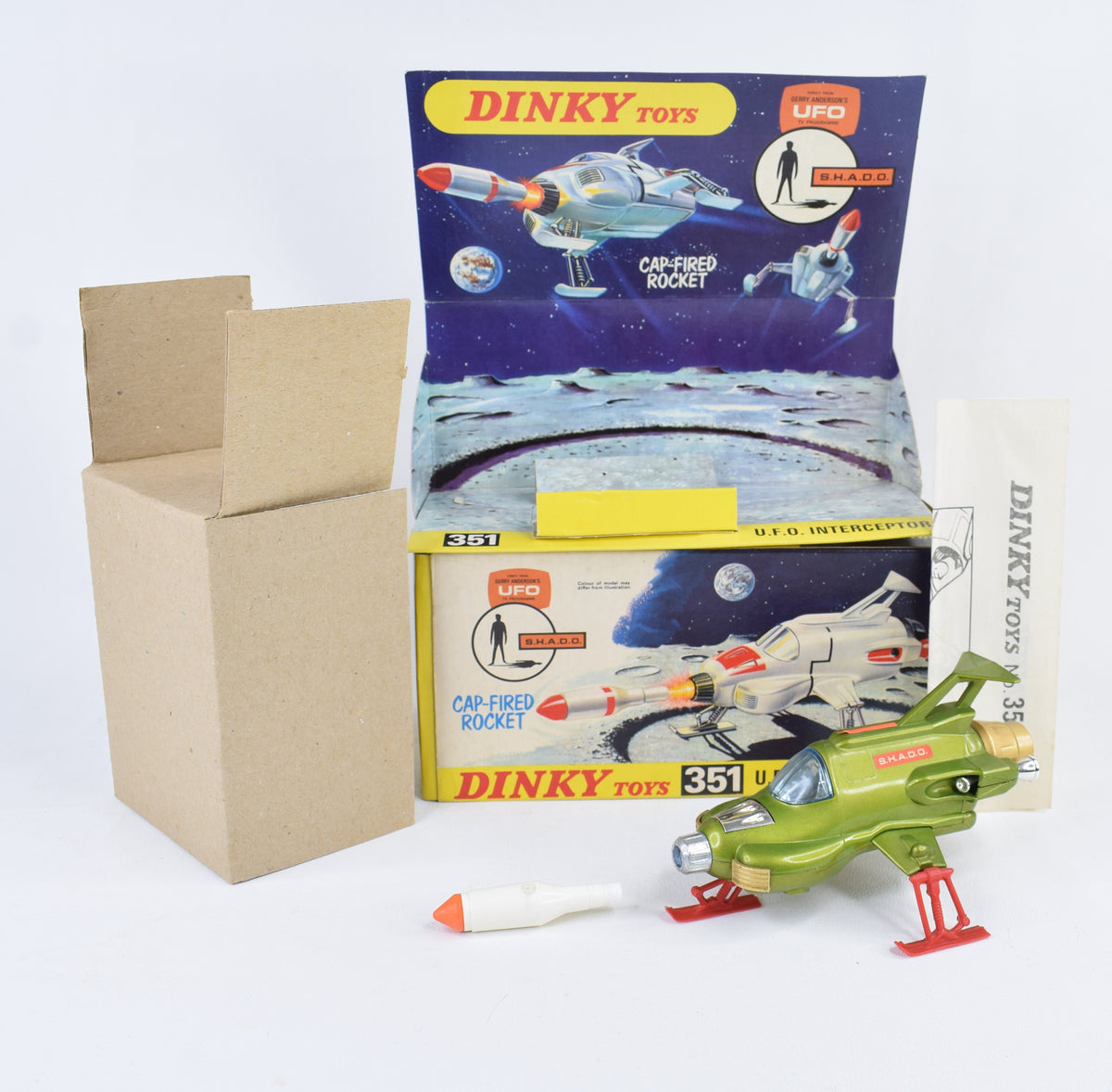 Dinky toys 351 SHADO UFO Interceptor Virtually Mint/Boxed