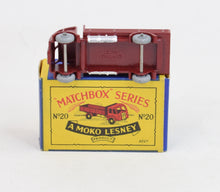 Matchbox Lesney 20 ERF Stake truck MW/B1 Virtually Mint/Nice box