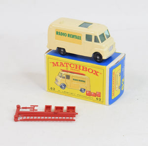 Matchbox Lesney 62 TV Service 'Radio Rentals' van Virtually Mint/Nice box