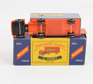 Matchbox Major pack M-2 York freight-master trailer Virtually Mint/Nice box